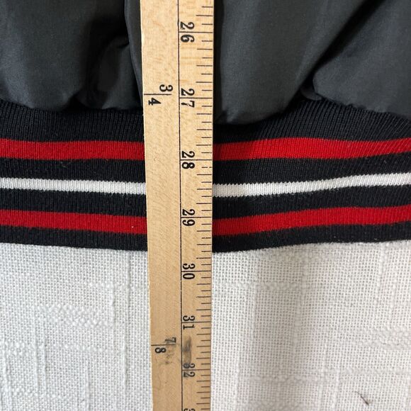 Y2K JH Design Reversible Bomber Chicago Blackhawks Varsity Jacket L-XL Vtg NHL - Picture 6 of 13